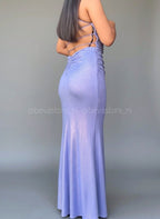 Vestido de Gala lila City Triangles