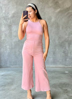 Enterizo Rosa Sin Mangas