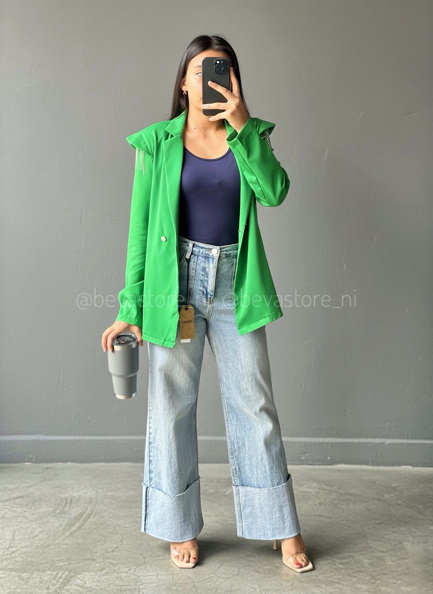 Blazer con cinturón