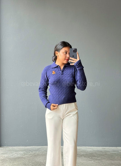 Abrigo Kassandra azul navy