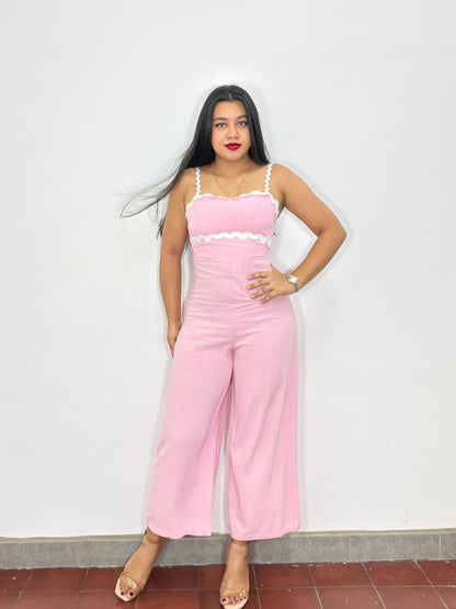 Enterizo Dariana rosa
