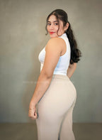 Top cuello de tortuga con perlitas