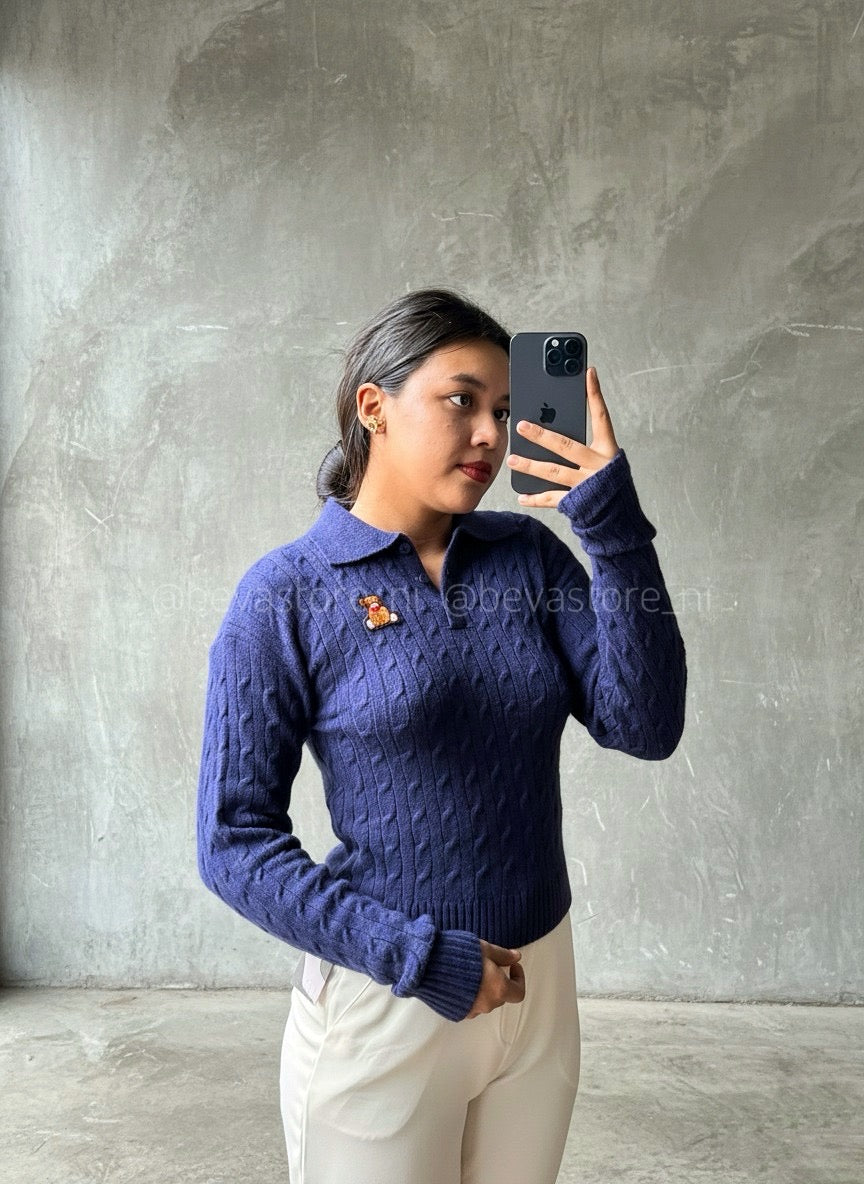 Abrigo Kassandra azul navy