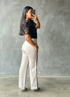 Pantalón de vestir  de pinzas