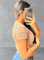 Crop top de Rayas