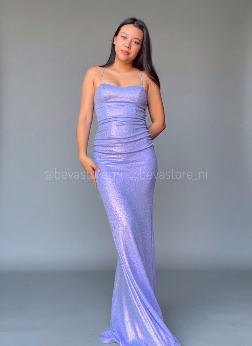 Vestido de Gala lila City Triangles