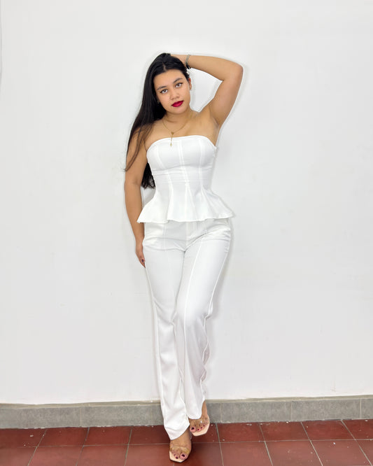 Conjunto Olivia blanco