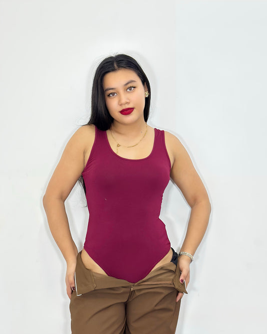 BodySuit Dalila rojo vino