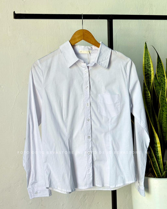 Camisa manga larga Hellen blanca