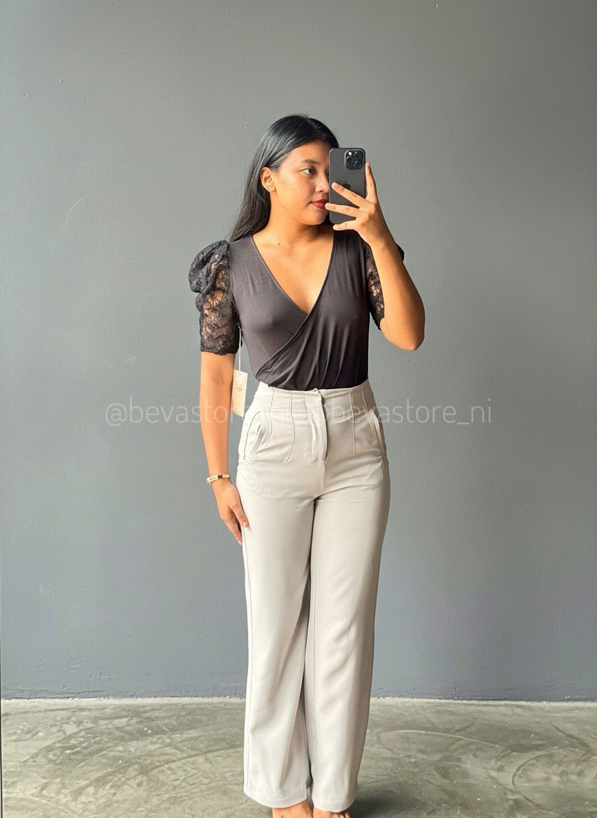 Pantalón de vestir  de pinzas