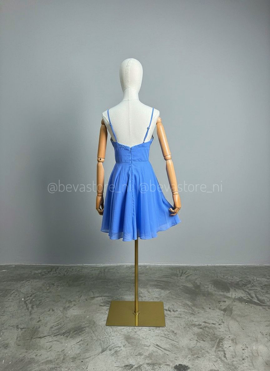 Vestido Mercedes celeste