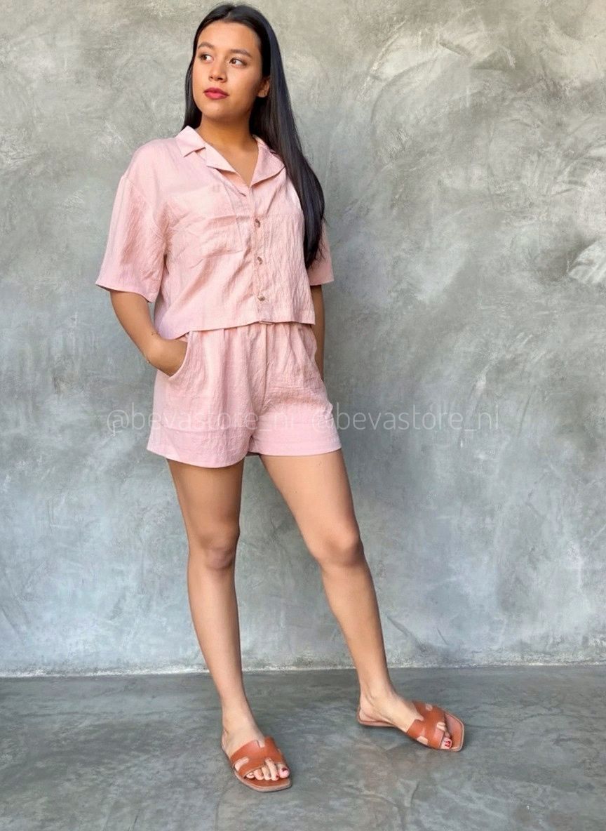 Conjunto Top y Short de Lino