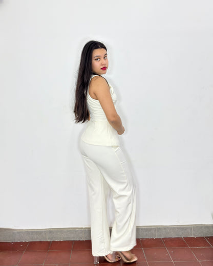 Conjunto Teresa blanco