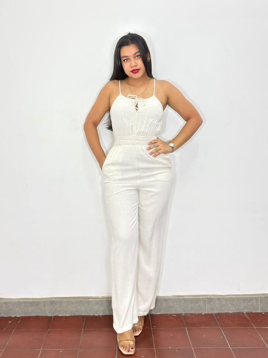 Enterizo Diana marfil