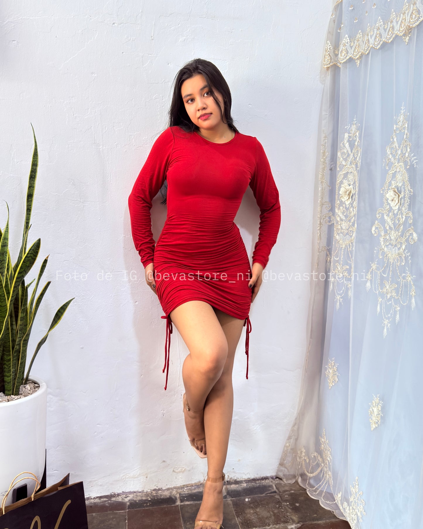 Vestido Luciana rojo