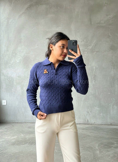 Abrigo Kassandra azul navy