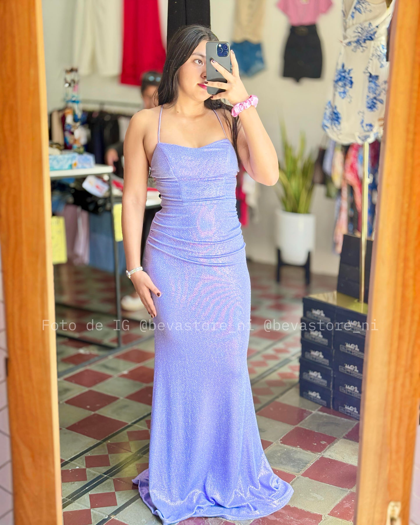 Vestido Beatriz lila