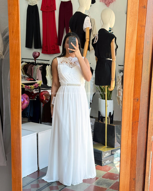Vestido Anastacia blanco