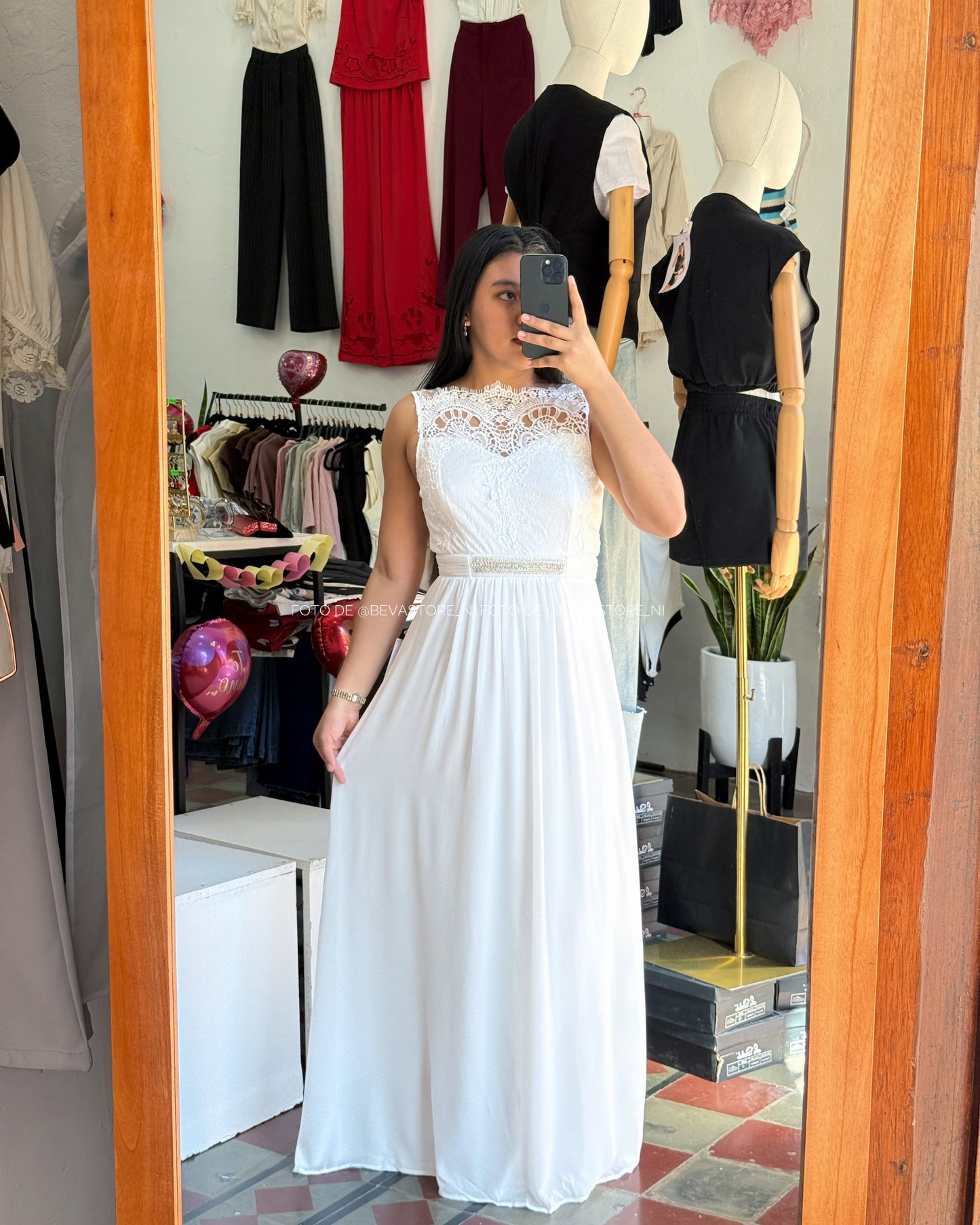 Vestido Anastacia blanco