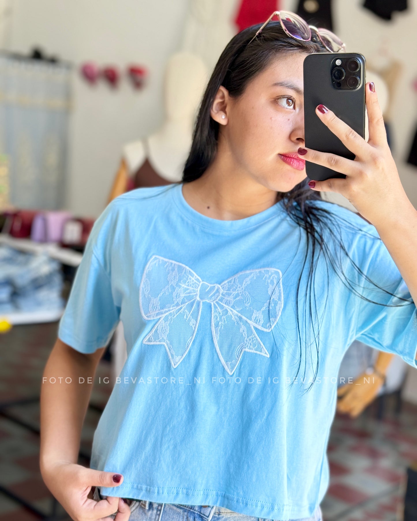 Camiseta Oversize con lazo