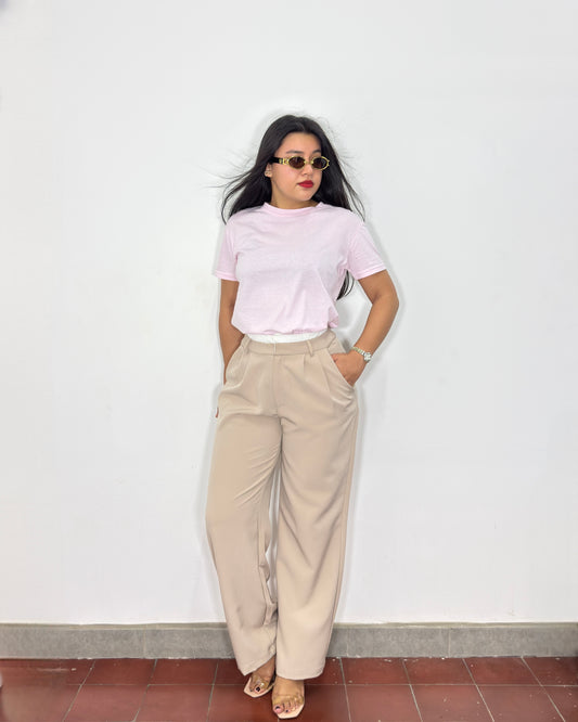 Pantalón Ximena beige