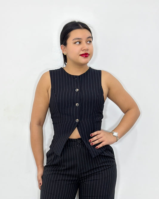 Chaleco Isayana negro