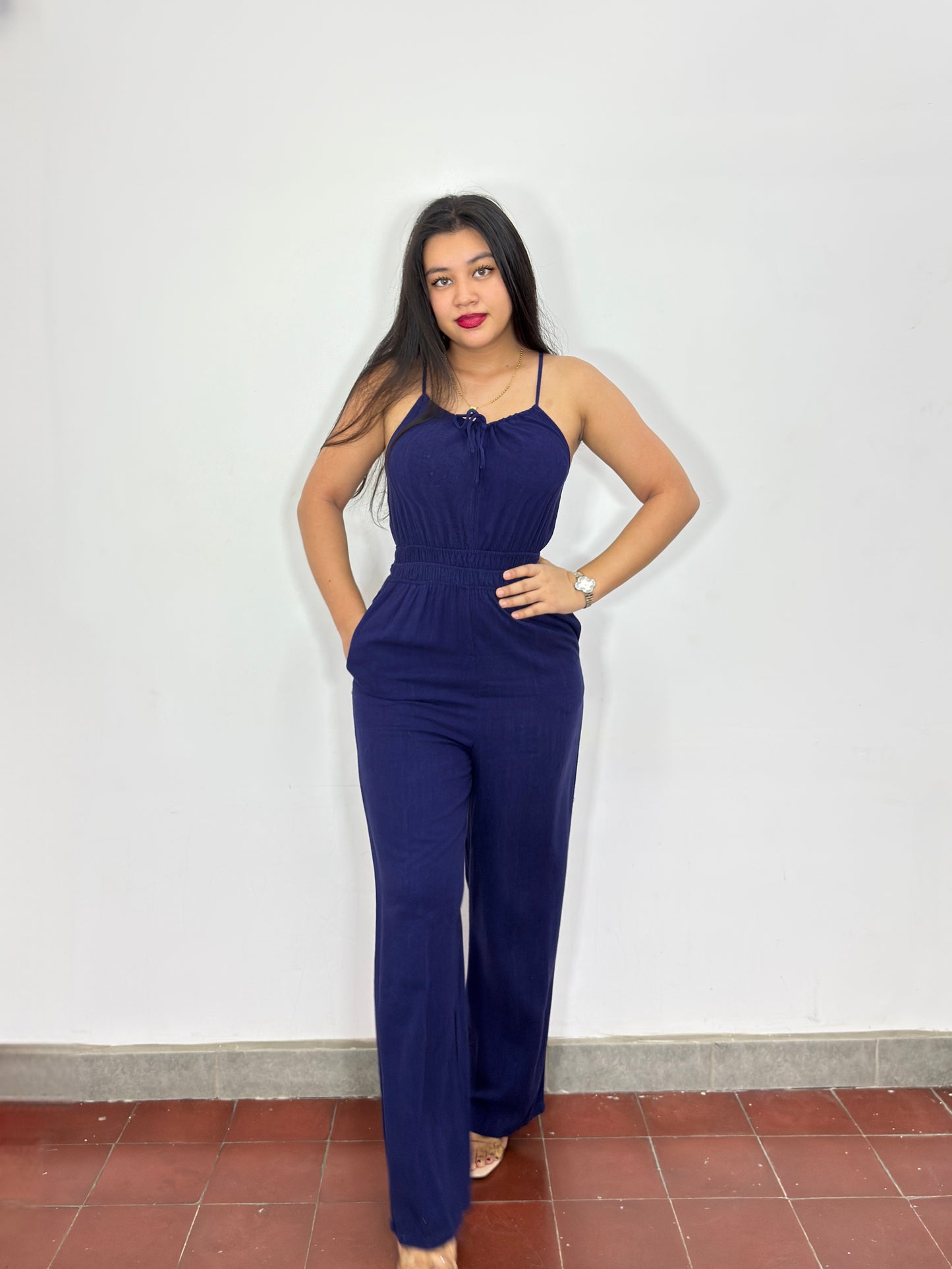 Enterizo Diana azul