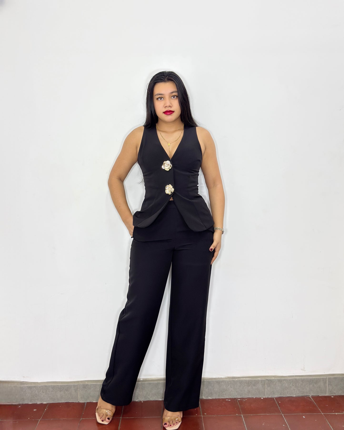 Conjunto Teresa negro