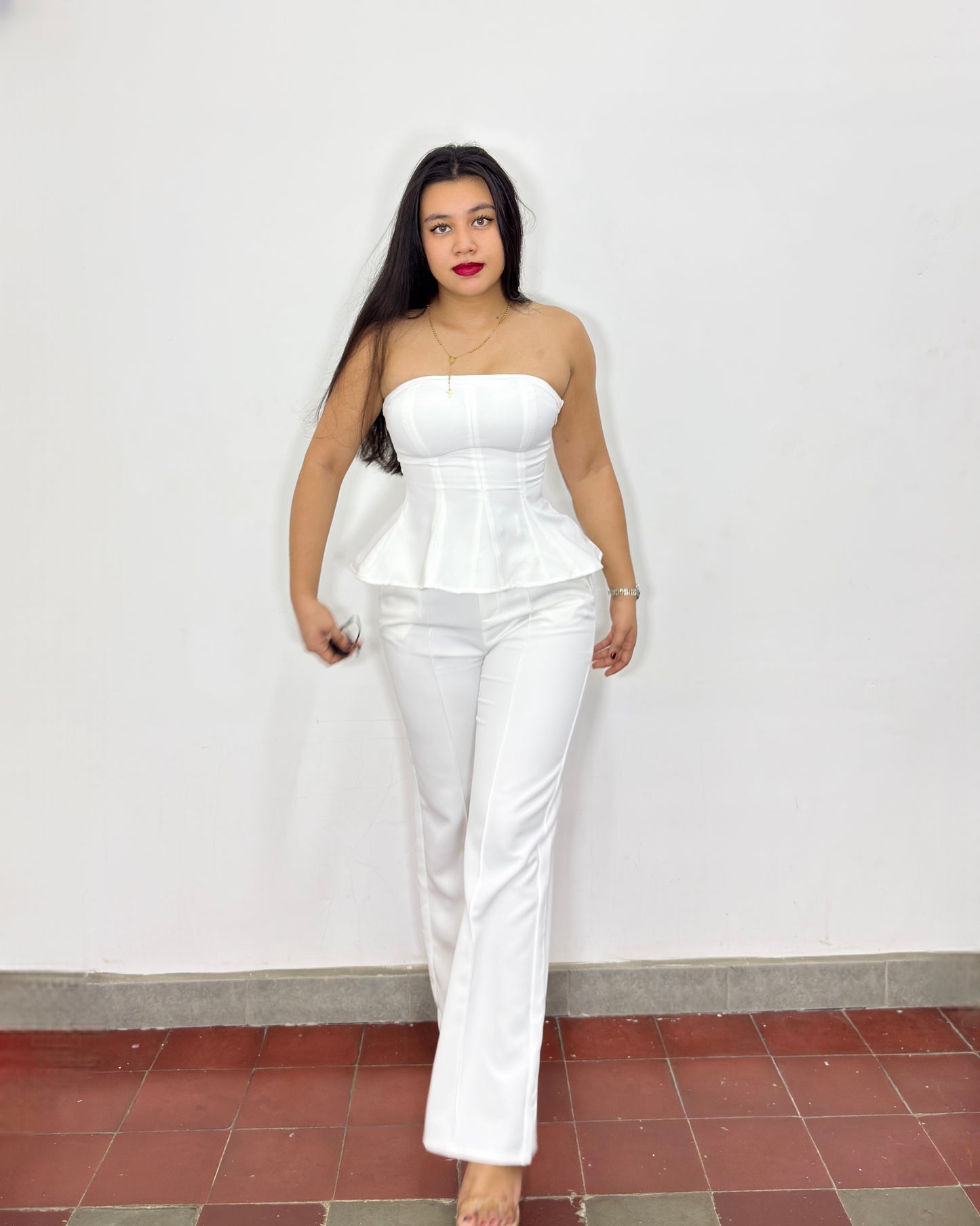 Conjunto Olivia blanco