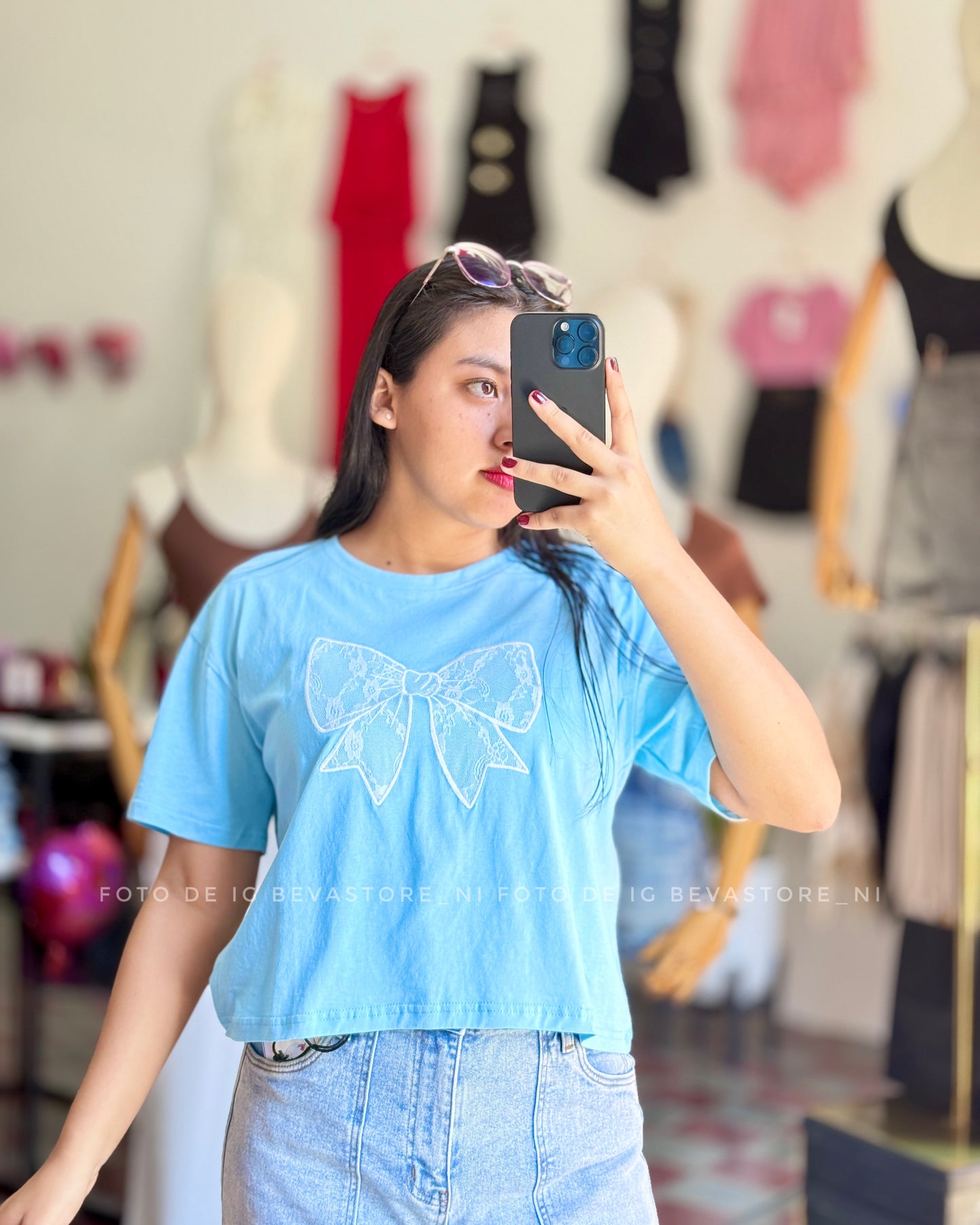 Camiseta Oversize con lazo