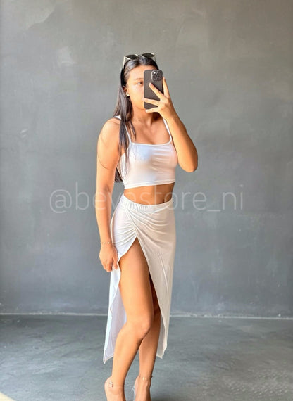 Conjunto Esther blanco