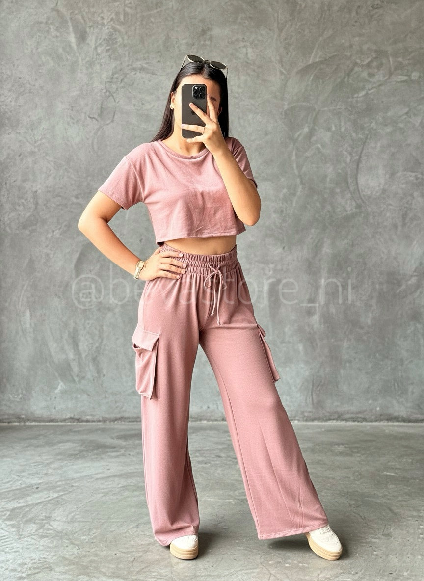Conjunto Top y pantalón Wide Leg