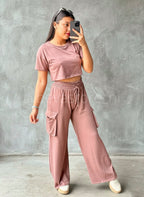Conjunto Top y pantalón Wide Leg