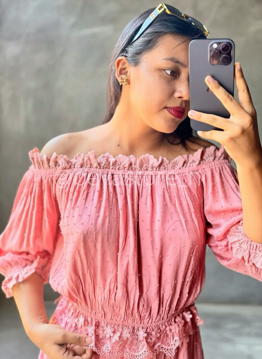 Conjunto coquette Camisa y Short