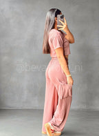 Conjunto Top y pantalón Wide Leg