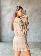 Conjunto coquette Camisa y Short