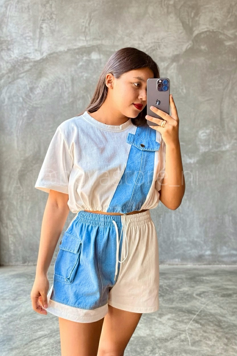 Conjunto Martha azul