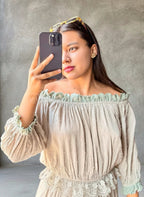 Conjunto coquette Camisa y Short