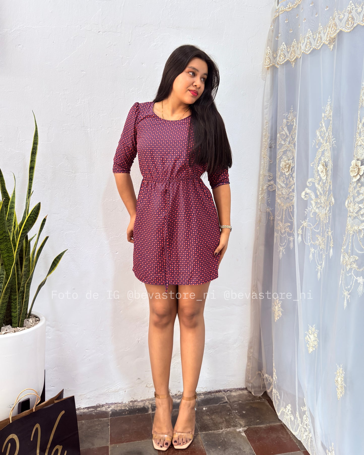 Vestido Graciela morado