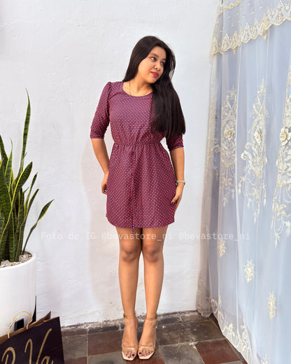Vestido Graciela morado