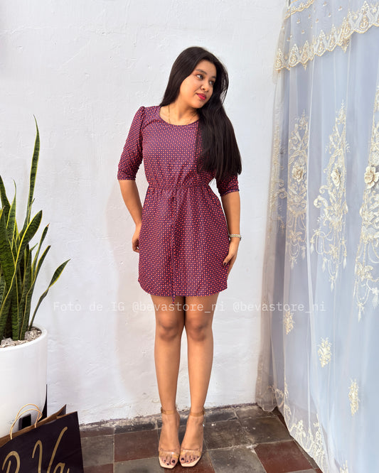 Vestido Graciela morado