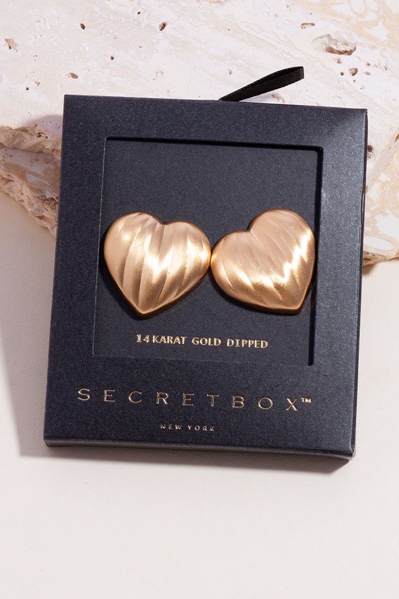 Aretes con Escudo de Corazón