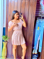 Vestido rosado pastel