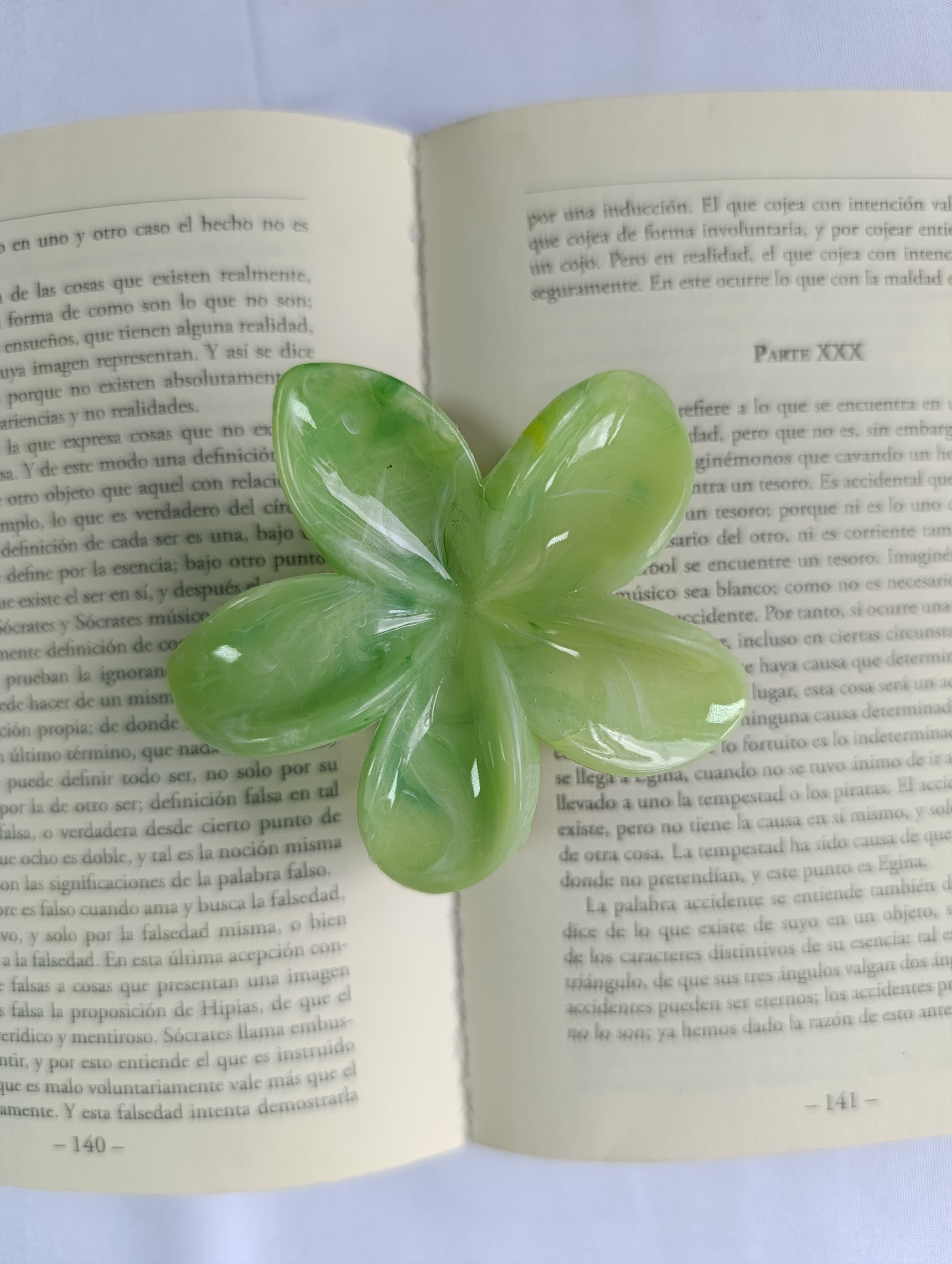 Pinzas de cabello de flor