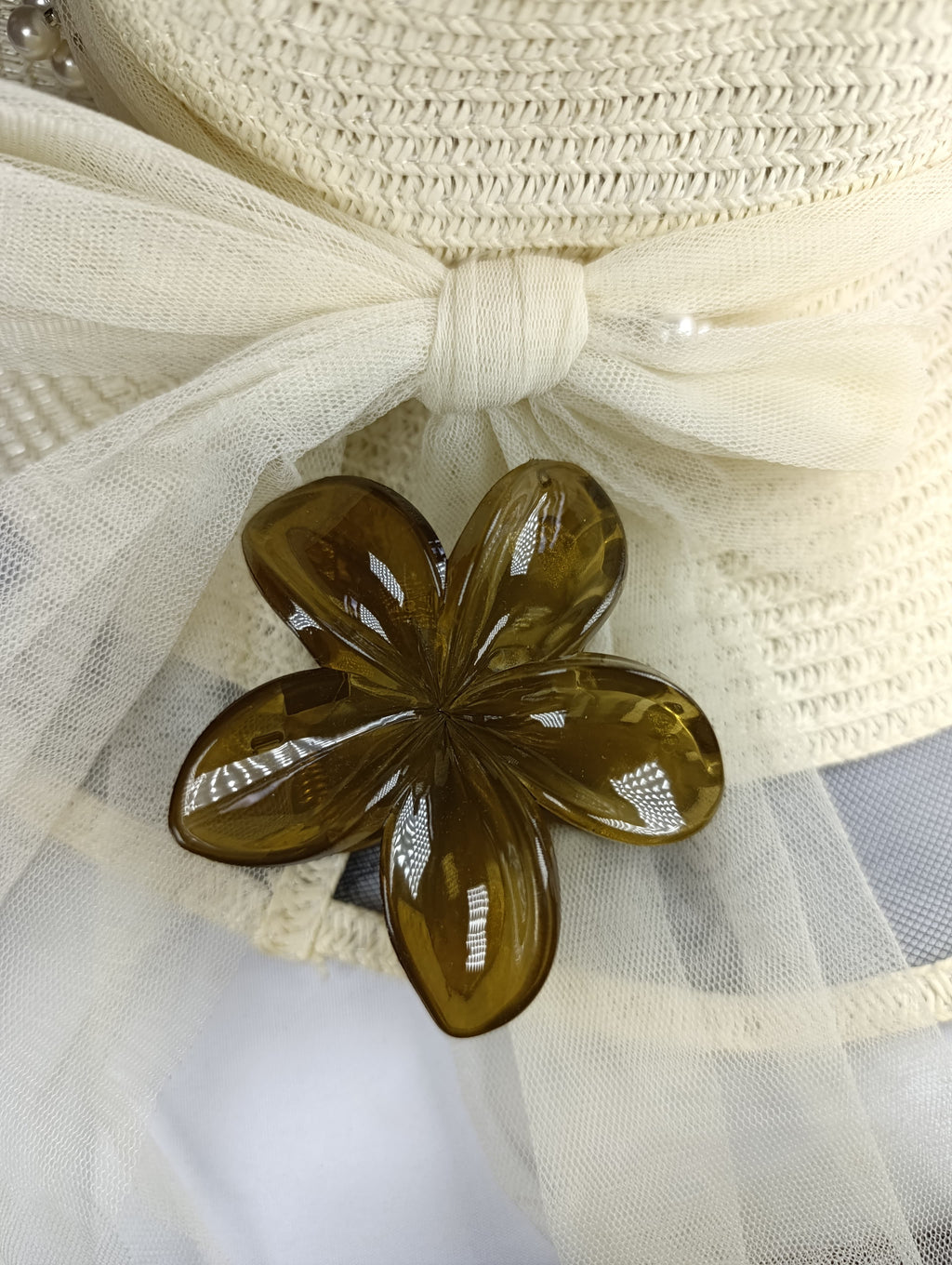 Pinzas para cabello de flor