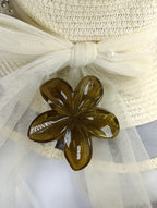 Pinzas para cabello de flor