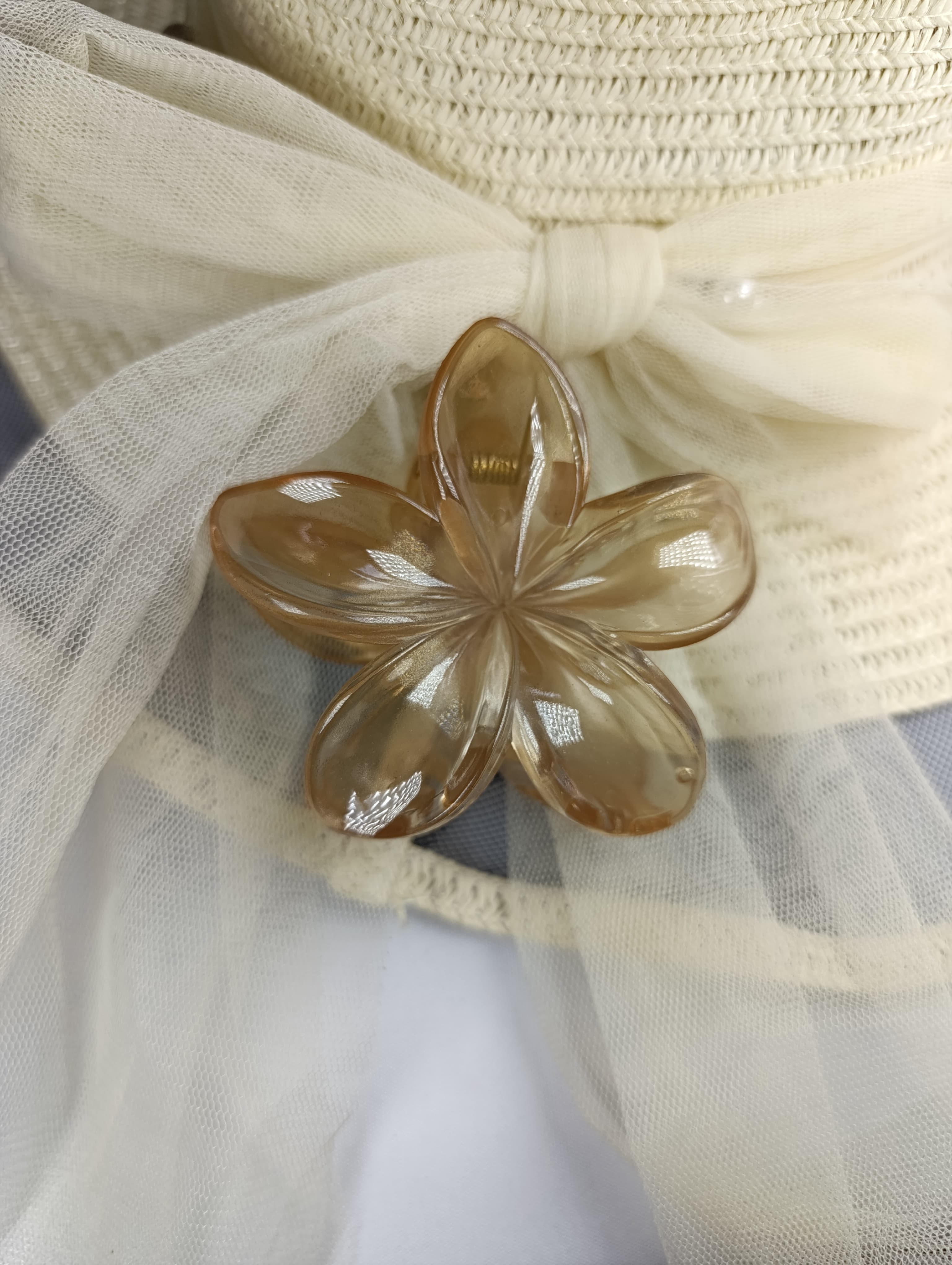 Pinzas para cabello de flor