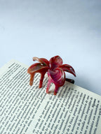 Pinzas de cabello de flor