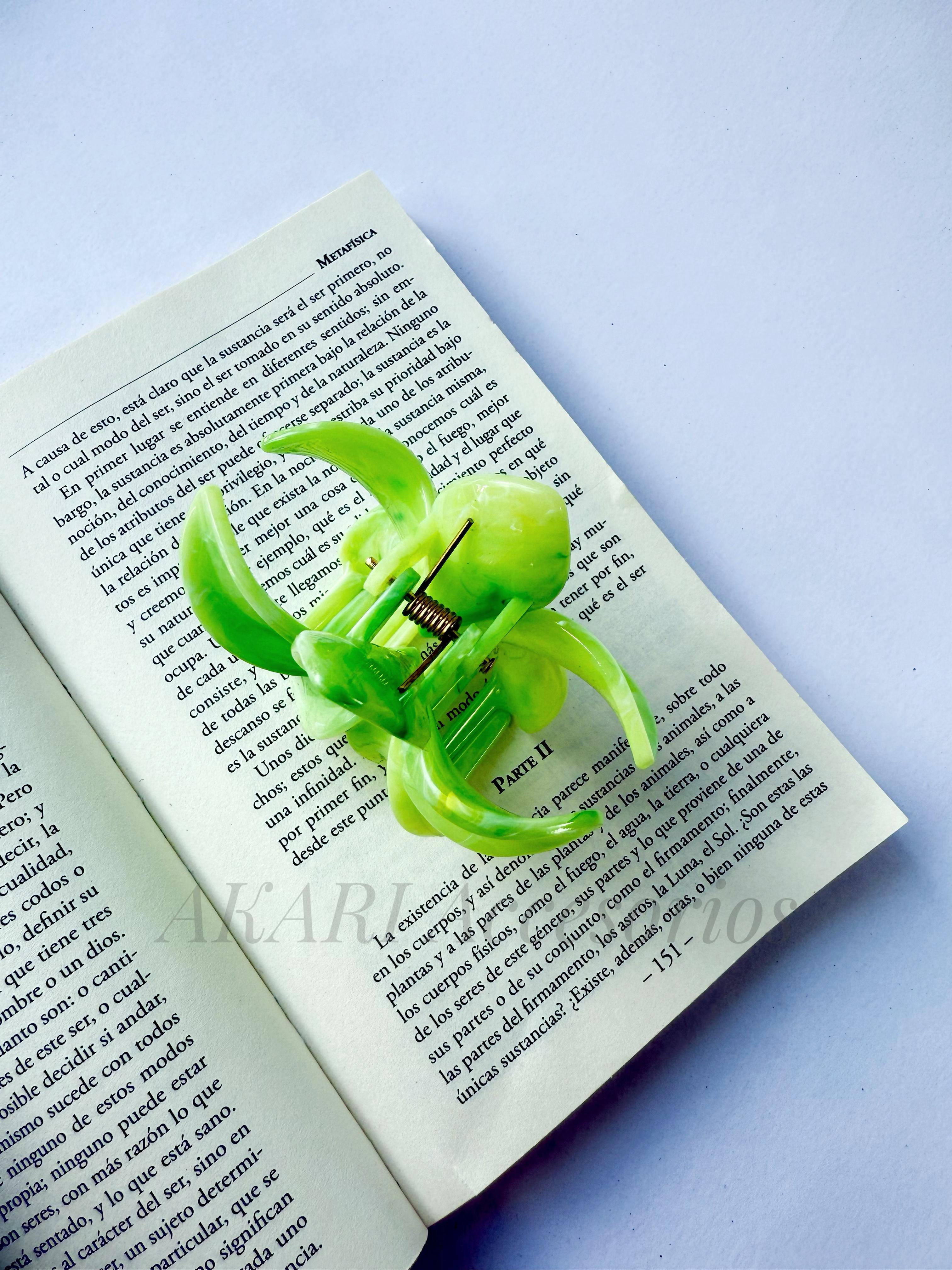 Pinzas de cabello de flor