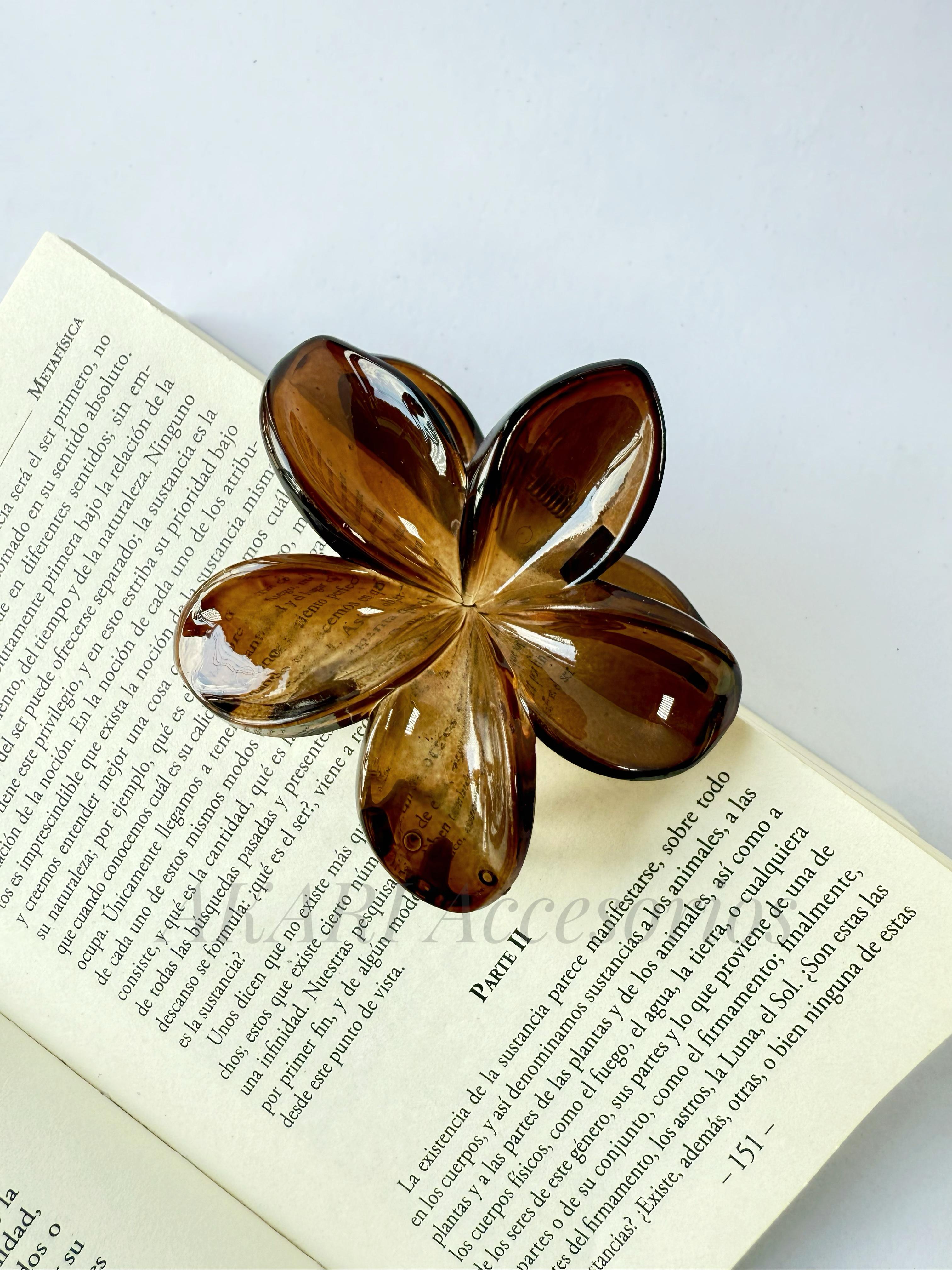 Pinzas para cabello de flor